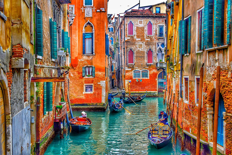 Venice - Thành phố lãng mạn nhất châu Âu. Ảnh: Internet